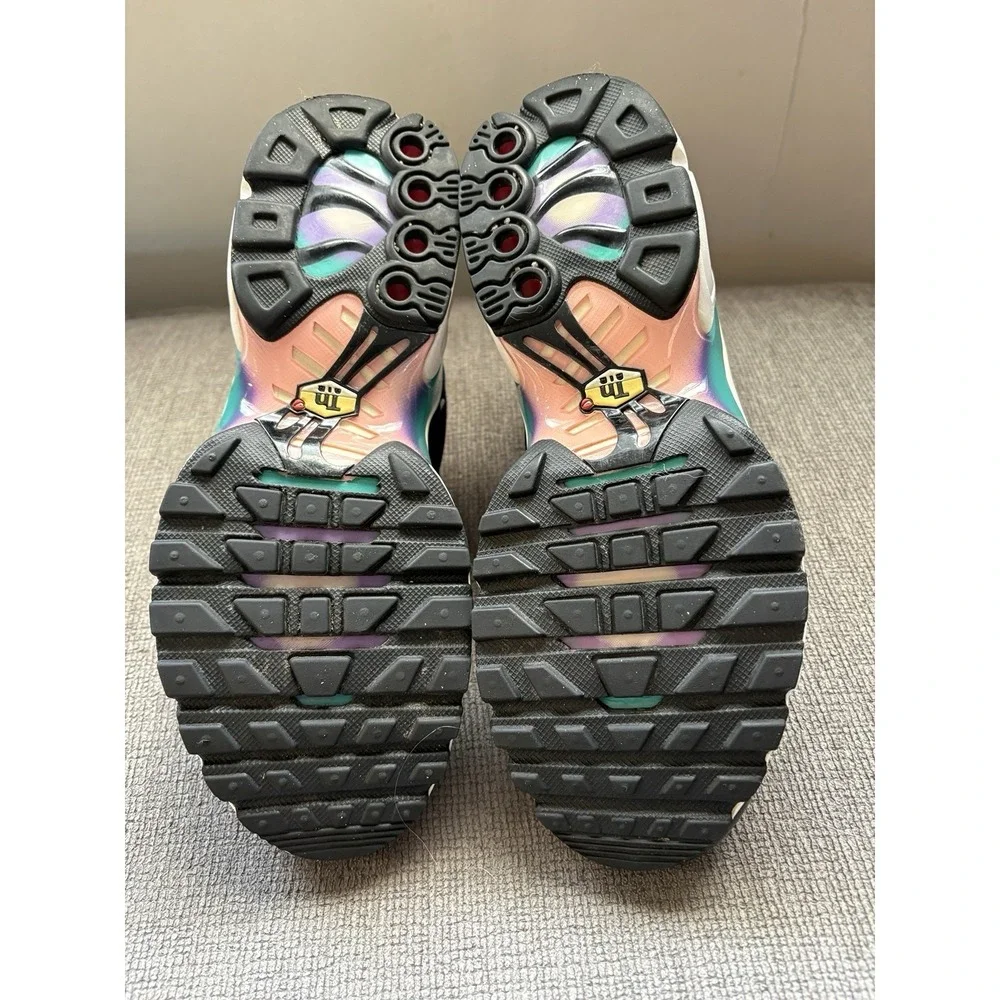 Air Max Plus 'Have a Nike Day' BQ7224-001 Black‎ Multi Color Size 5.5Y Wmn 7.5